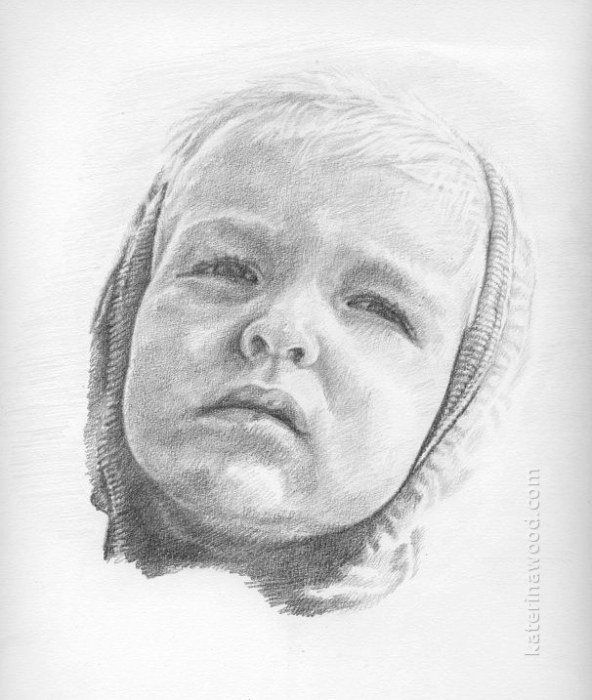 Egor, . Pencil drawing by Katerina Wood